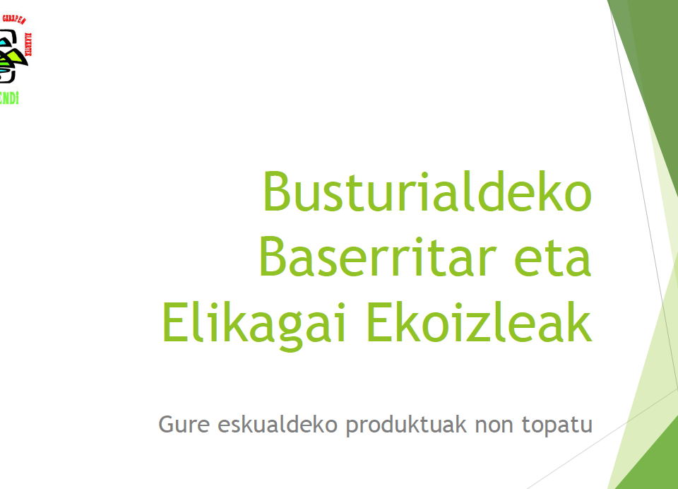 Busturialdeko ekoizleen zerrenda